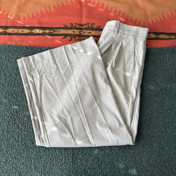 NWT The Harlow Superwide-Leg Trouser in Brushed Twill - Picture 4 of 6